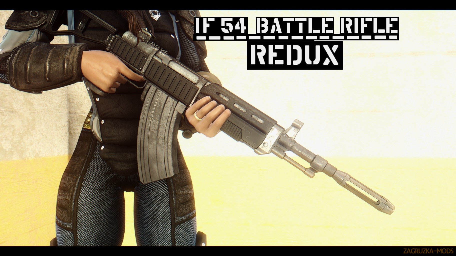 IF-54 Battle Rifle REDUX v1.0 by Skibadaa for Fallout 4