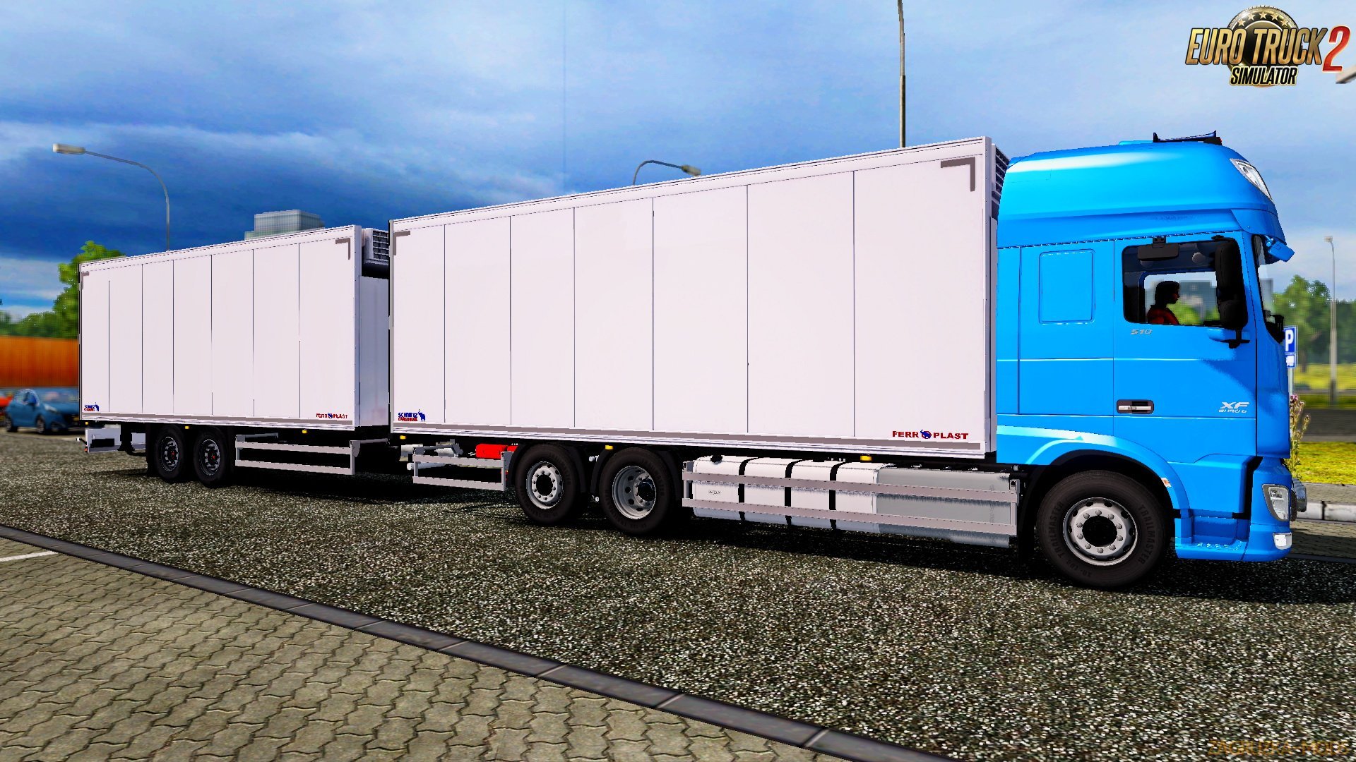 DAF XF 116 + Interior + Trailers v0.6 (Beta Version) (1.26.x) for ETS 2 DAF XF 116 + Interior + Trailers v0.6 (Beta Version) (1.26.x) for ETS 2