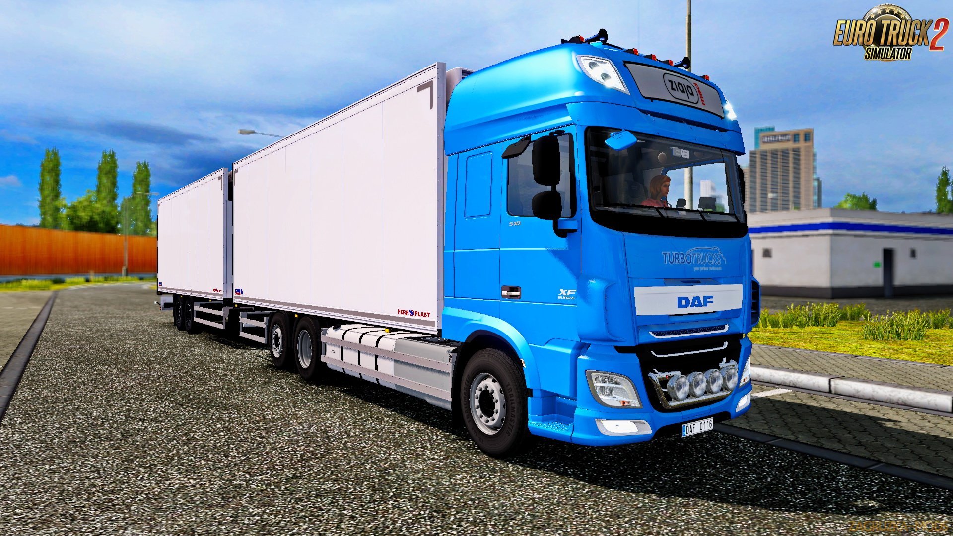 DAF XF 116 + Interior + Trailers v0.6 (Beta Version) (1.26.x) for ETS 2 DAF XF 116 + Interior + Trailers v0.6 (Beta Version) (1.26.x) for ETS 2