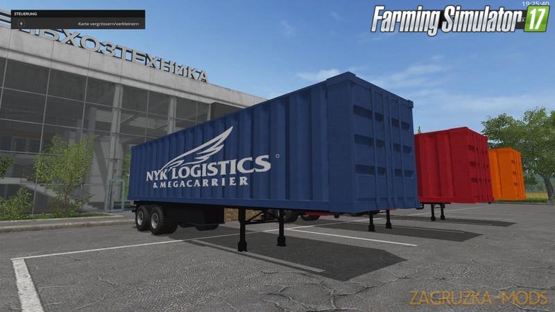 Container Trailer Pack v1.0 wsb for Fs17