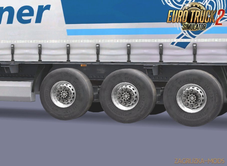 Trailer Wheels Replaces SCS Curtain Slider with Krone Logo for Ets2