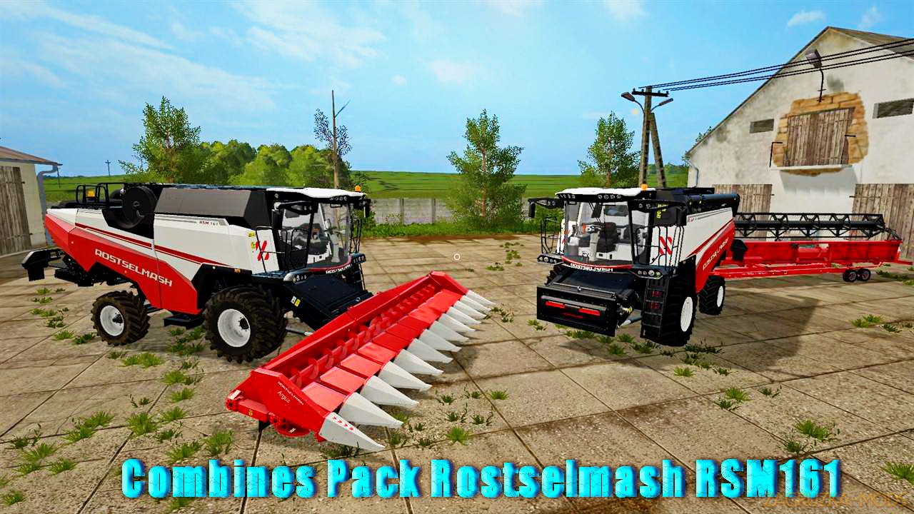 Combines Pack Rostselmash RSM161 v1.0 for FS 17