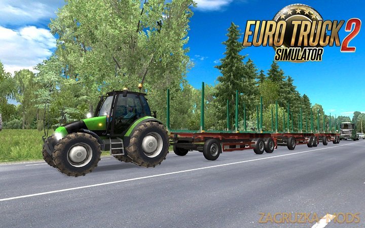 Tractor with trailers in traffic  v3.0 [1.26.x ]