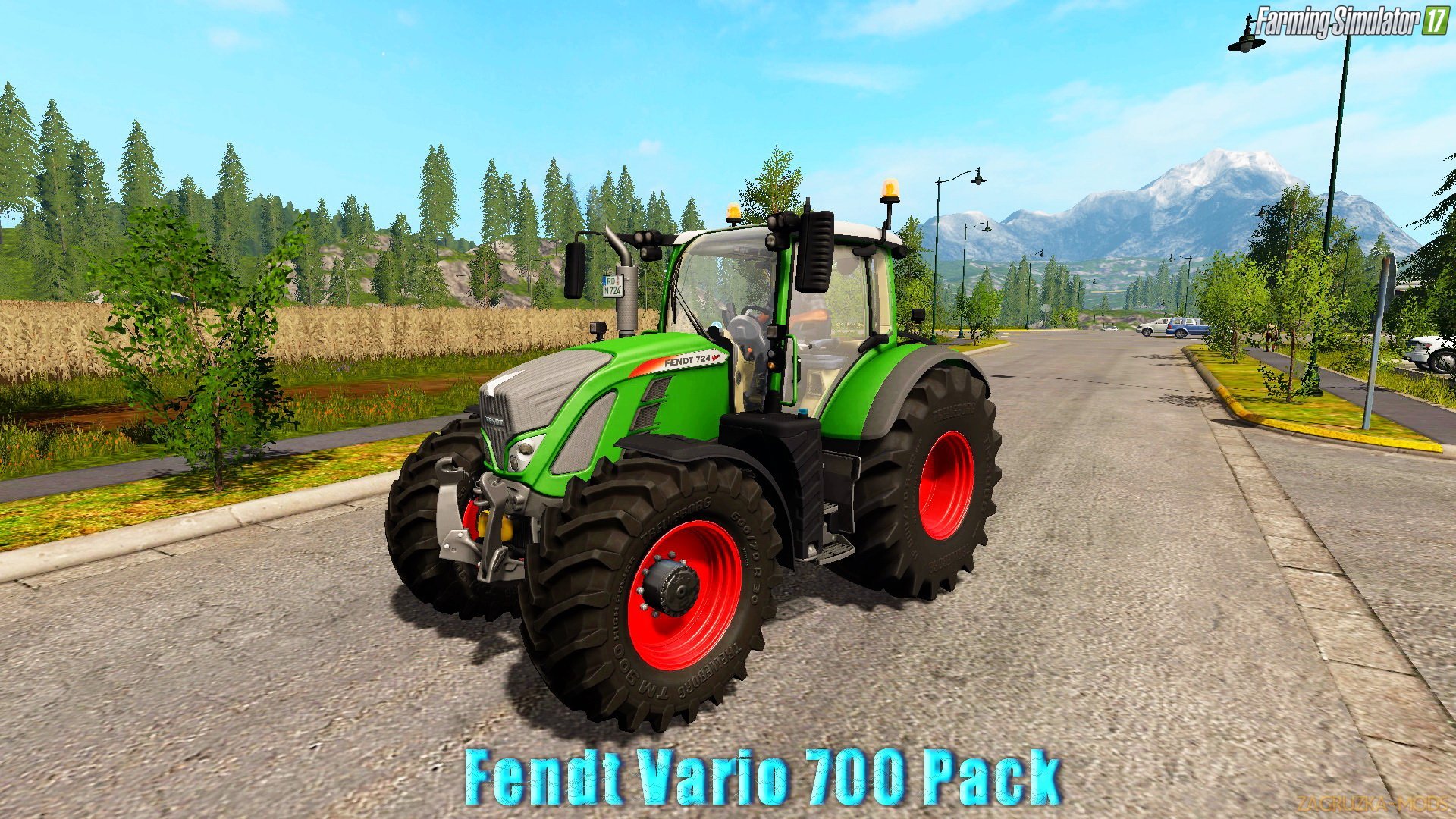 Tractor Fendt Vario 700 Pack v1.0 for FS 17