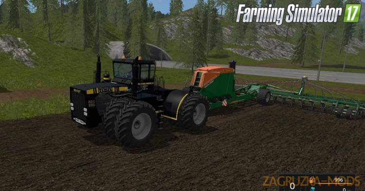 Tractor Big Bud 747 black pack v1.1 for Fs17