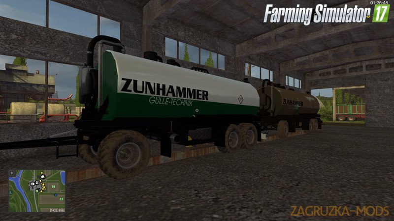 Zunhammer Slurry Transportation v1.0 for Fs17