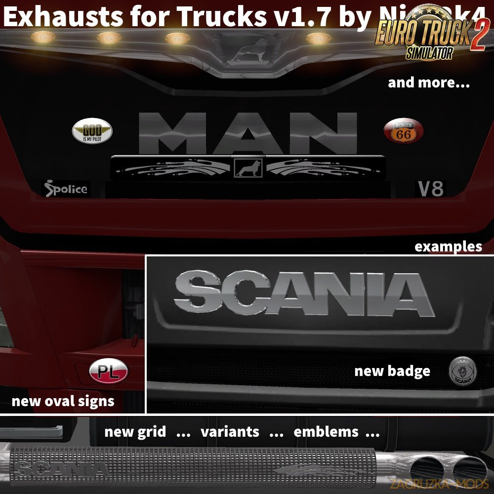Exhausts for Trucks v1.7 by Nico2k4 [1.26.x]