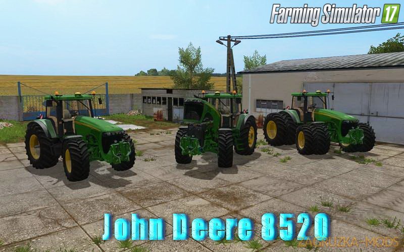 Tractor John Deere 8520 v1.0 for FS 17