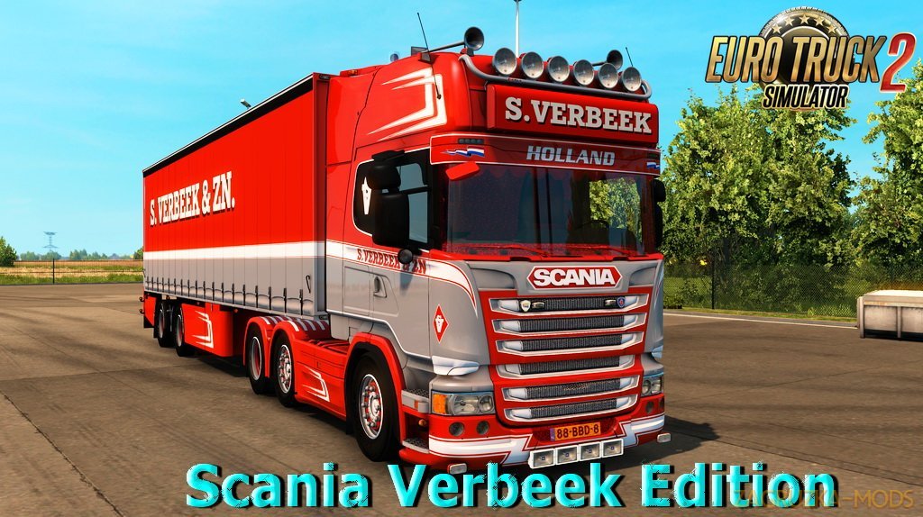 Scania Verbeek Edition + Trailer v1.0 (1.26.x) for ETS 2