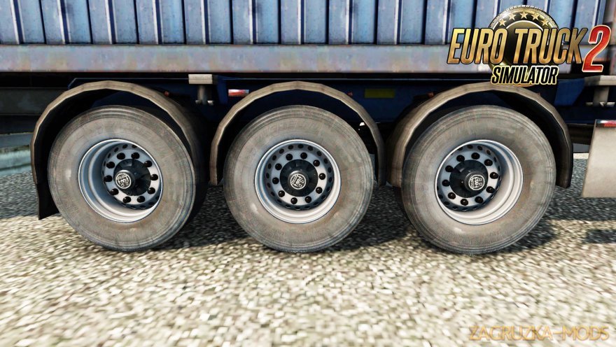 Dirty Wheels for Semi-Trailers