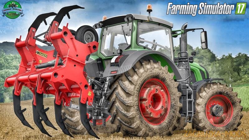 Agrimec3 ASD7 Ripper v1.0 Cultivator for Fs17