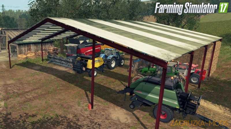 Beiser Vehicle Shelter Metal v1.0 for Fs17