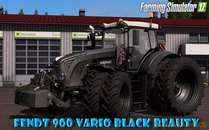 Tractor Fendt 900 Vario Black Beauty v1.1 for FS 17