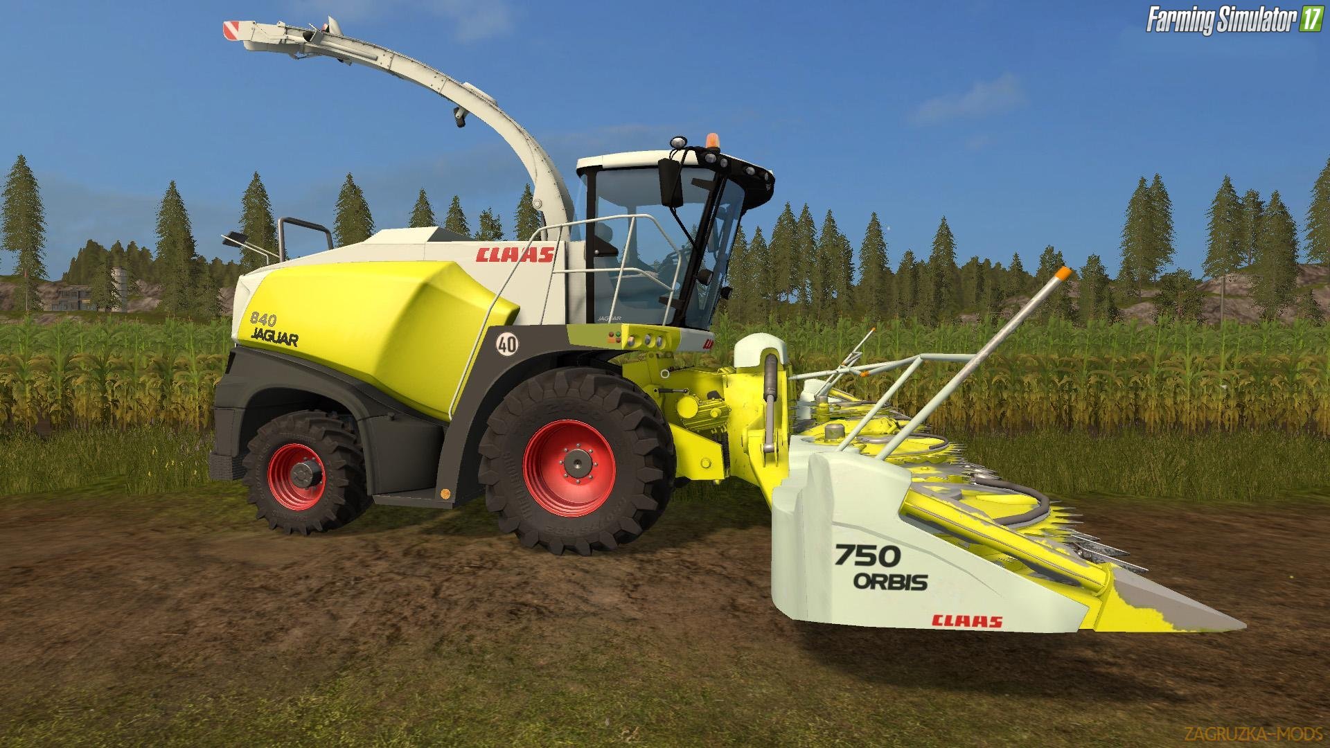 Combine Claas Jaguar 800 v2.0 for Fs17