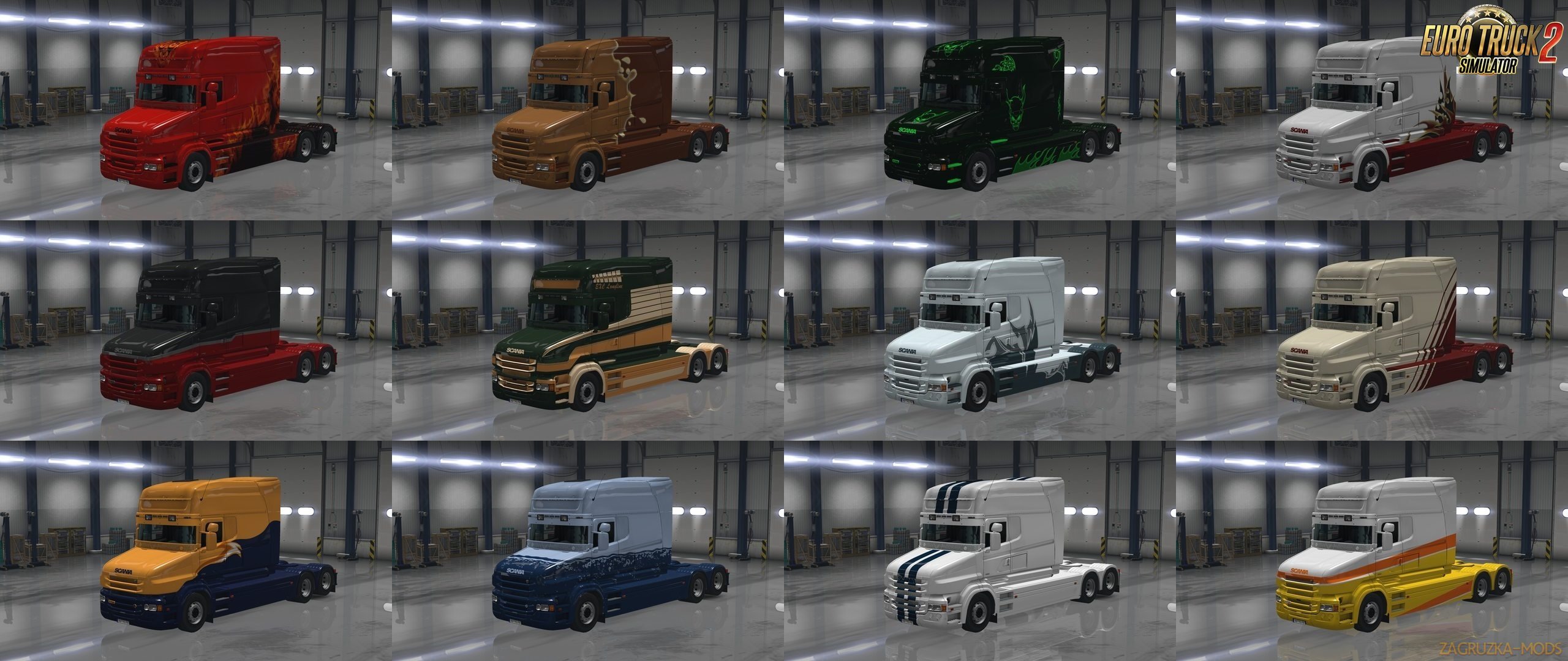 Default Paintjobs for Scania T