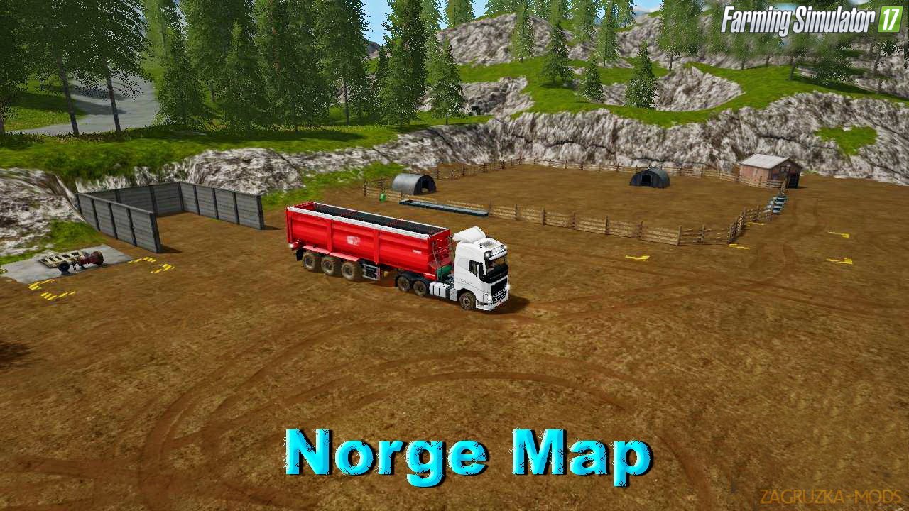 Norge Map v1.4 (Final Edition) for FS 17