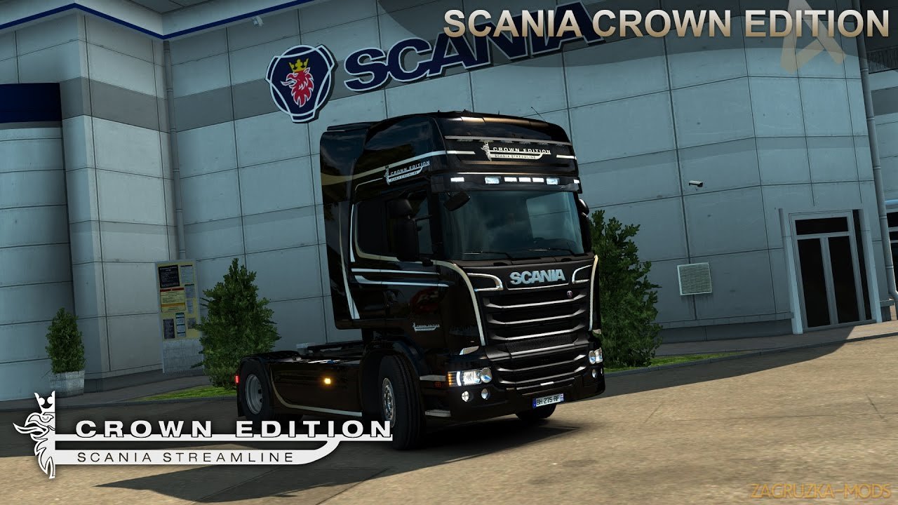 Scania Crown Edition skin for RJL + Colored Display v1.0 (1.26.x) for ETS 2