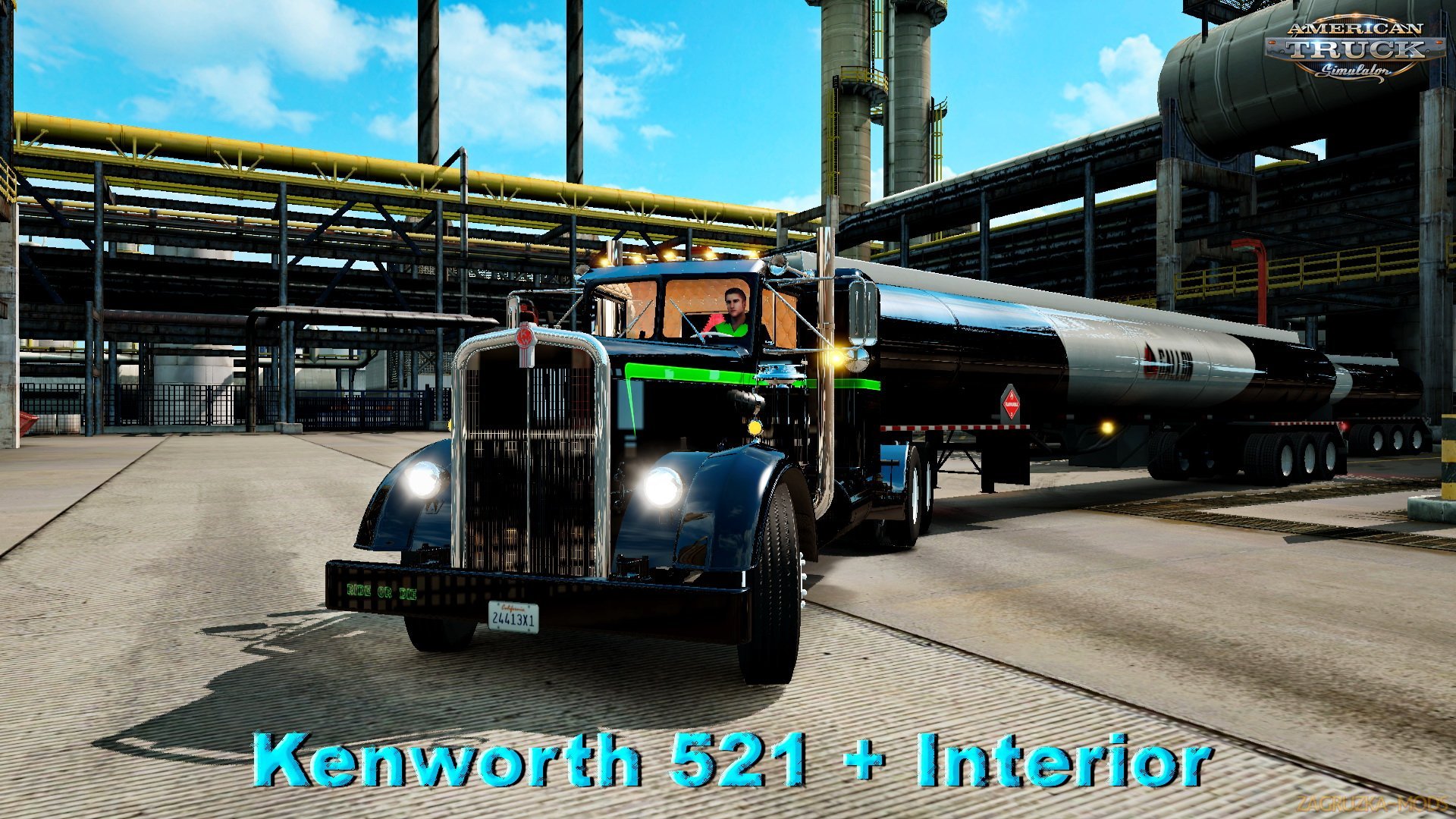 Kenworth 521 + Interior v1.1 (v1.5.x) for ATS