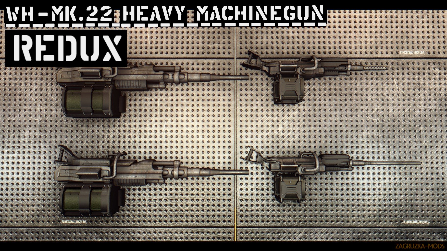 WH-Mk.22 Heavy Machinegun REDUX v1.0 for Fallout 4