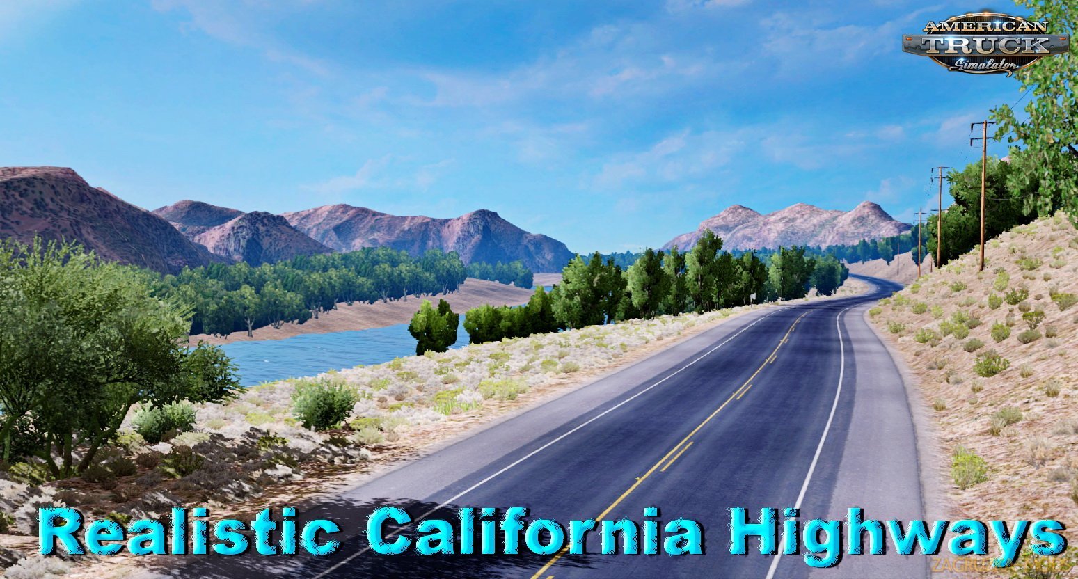 Realistic California Highways v1.1 (v1.5.x) for ATS
