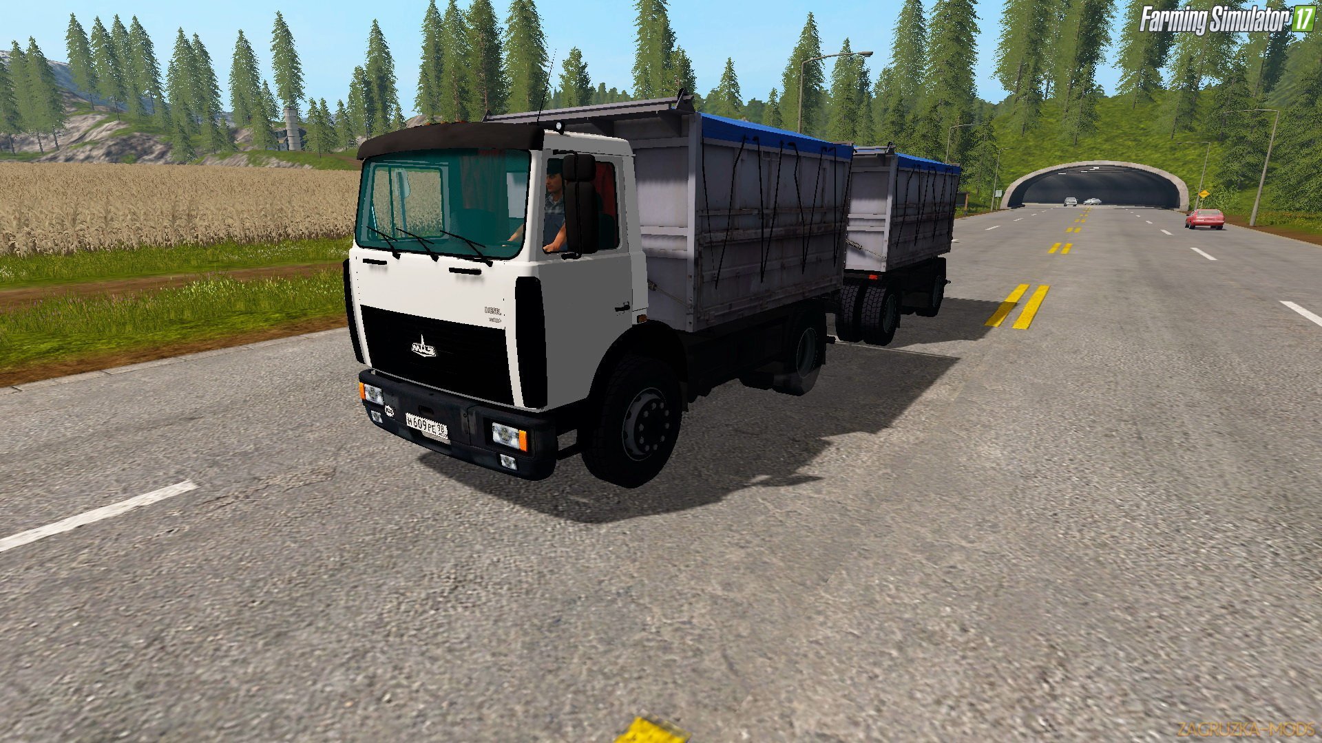 Maz-5551 + Trailer v3.1 for FS 17 Maz-5551 + Trailer v3.1 for FS 17