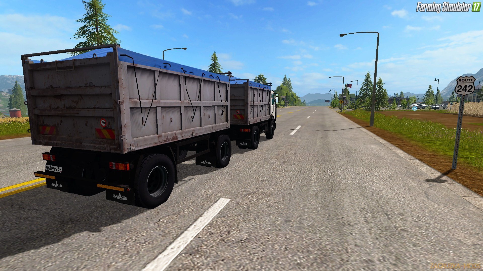 Maz-5551 + Trailer v3.1 for FS 17 Maz-5551 + Trailer v3.1 for FS 17