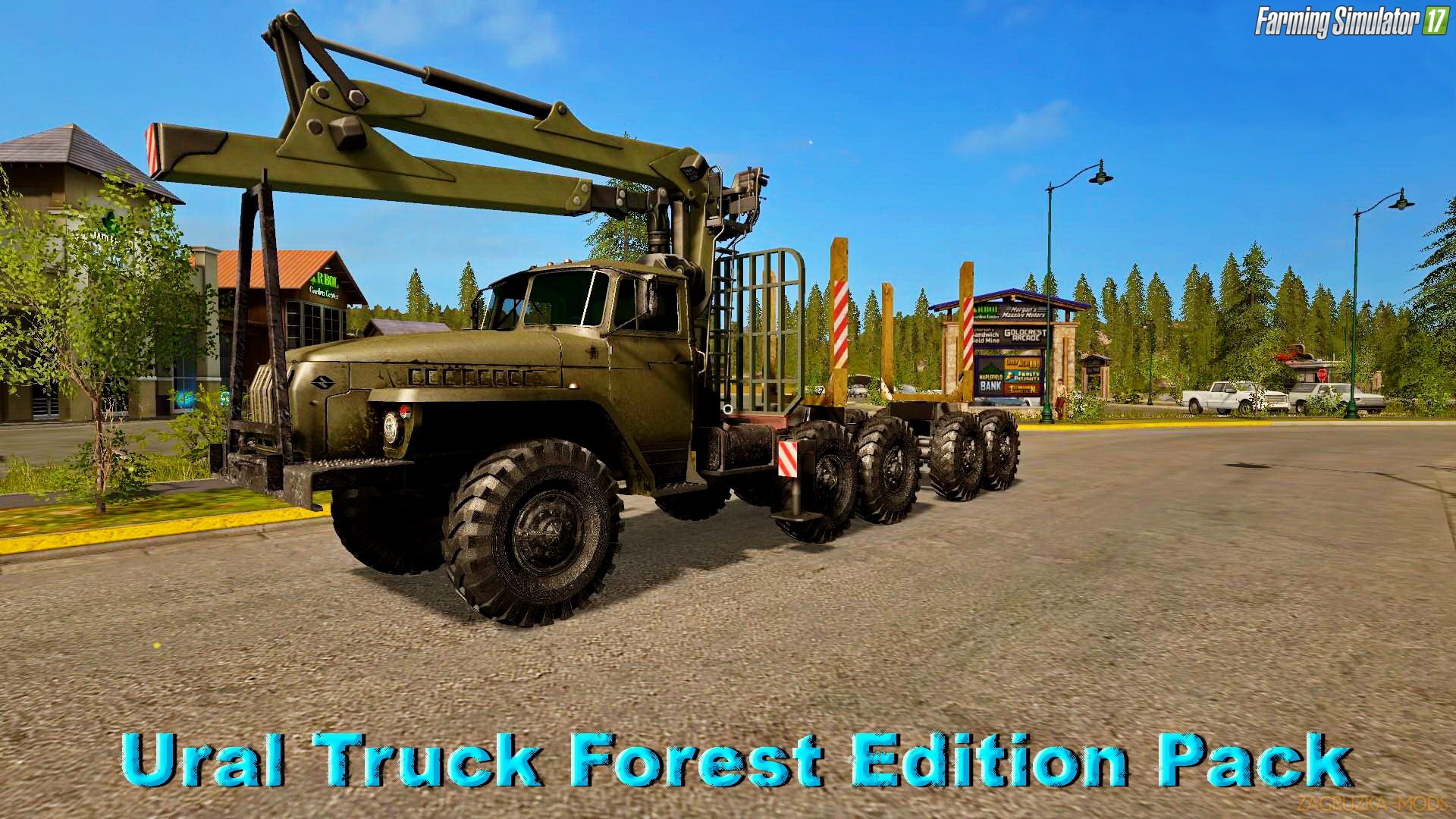 Ural Truck Forest Edition Pack v2.0 for FS 17