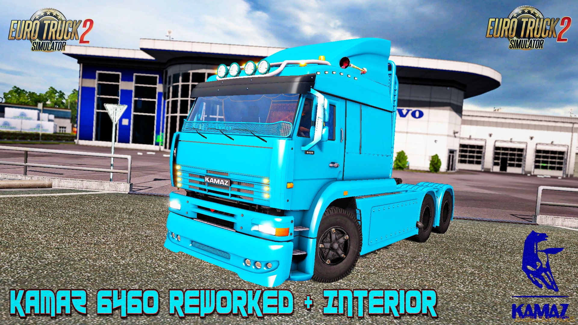 KamaZ 6460 Reworked + Interior v1.0 (1.26.x) for ETS 2