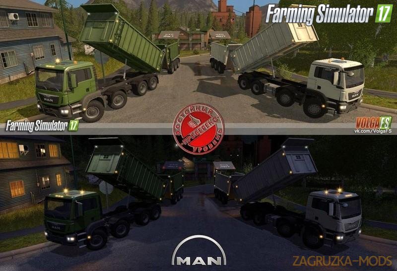 MAN TGS 41.440 Kipper Set v1.0.0.2 for Fs17