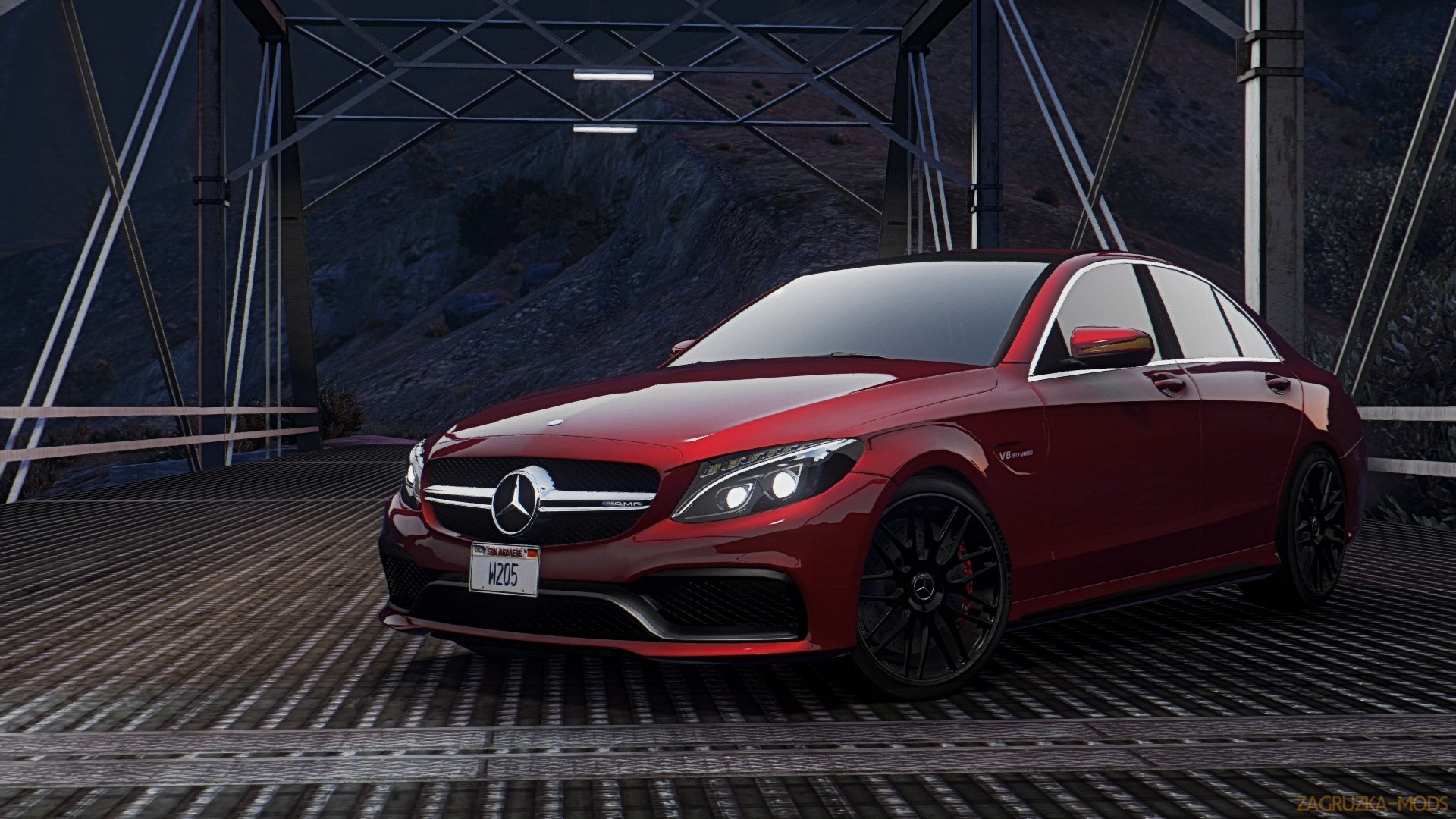 Mercedes-AMG C63 S 2017 v1.1 for GTA 5