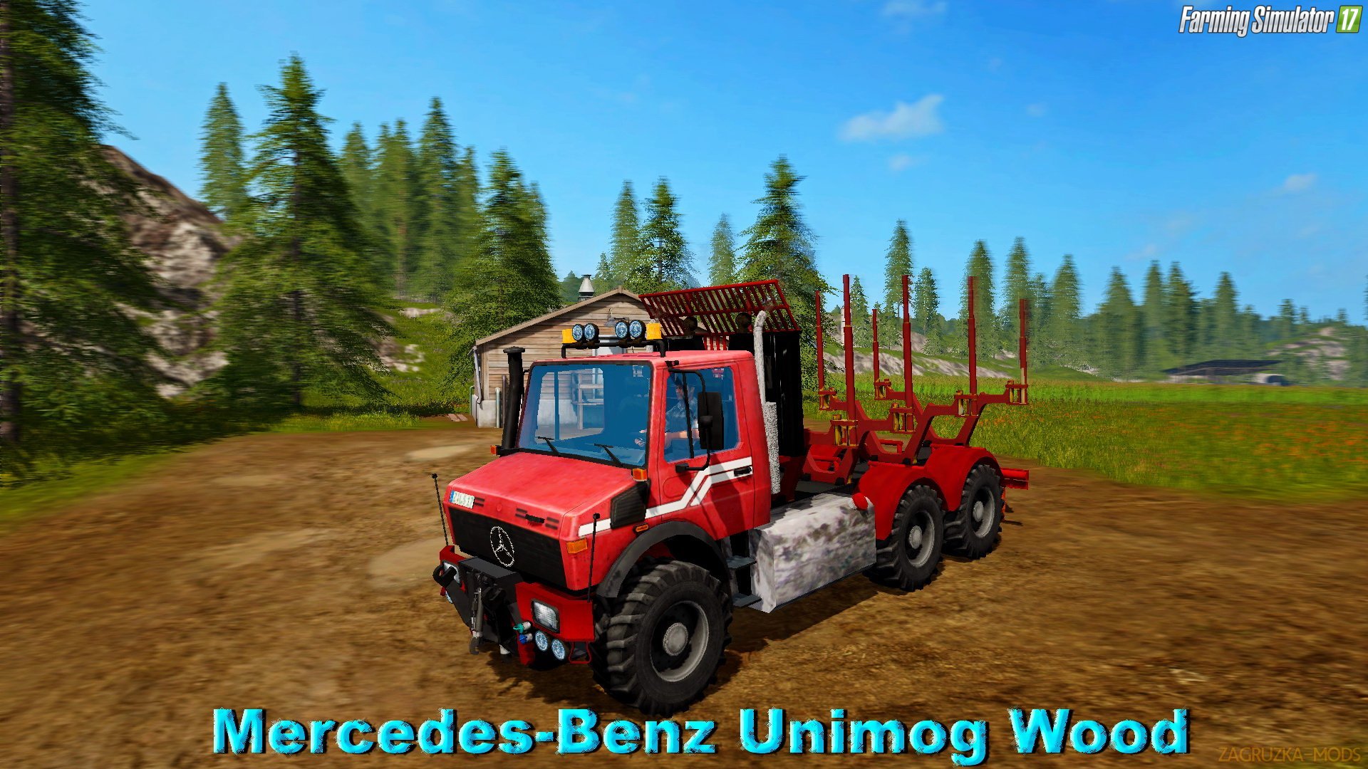 Mercedes-Benz Unimog Wood v1.0 for FS 17