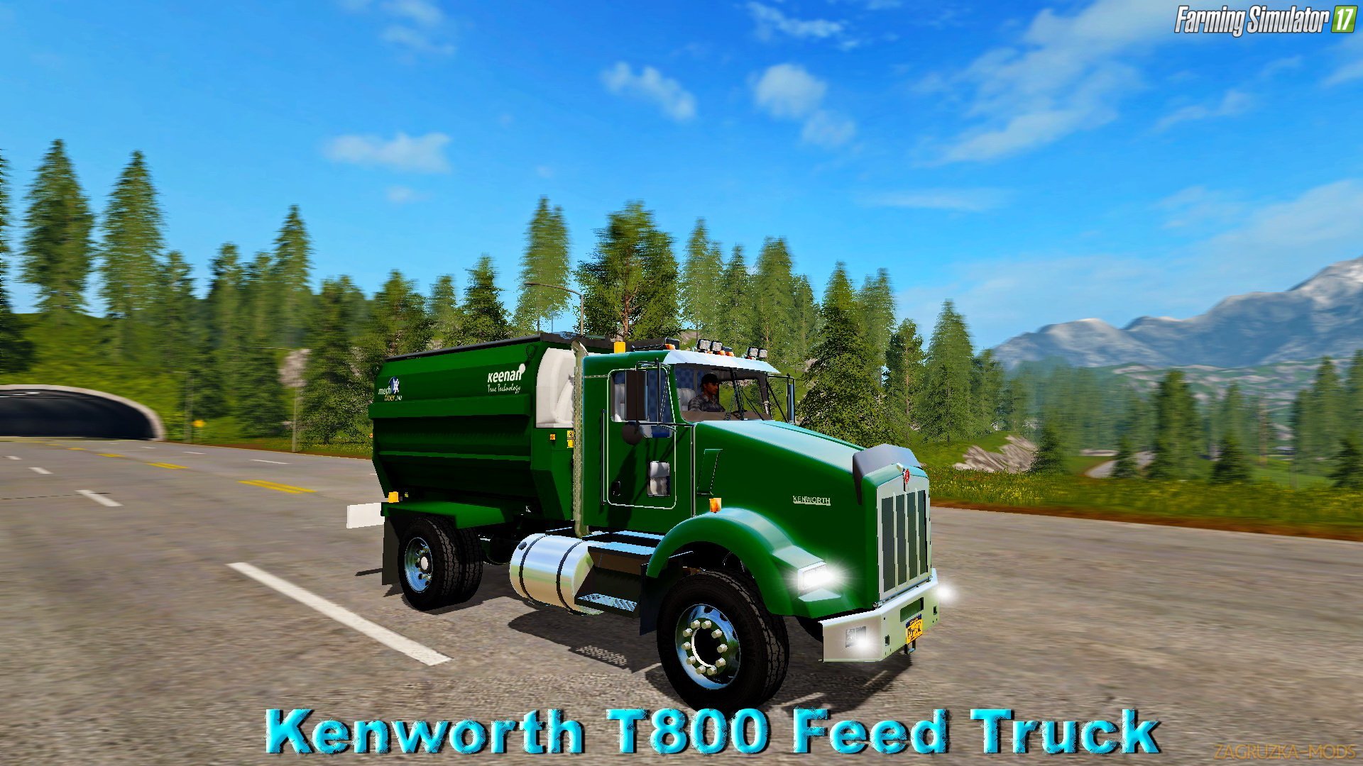 Kenworth T800 Feed Truck v1.0 for FS 17