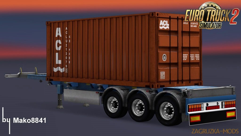 Trailer Container Atlantic Container Line by mako8841