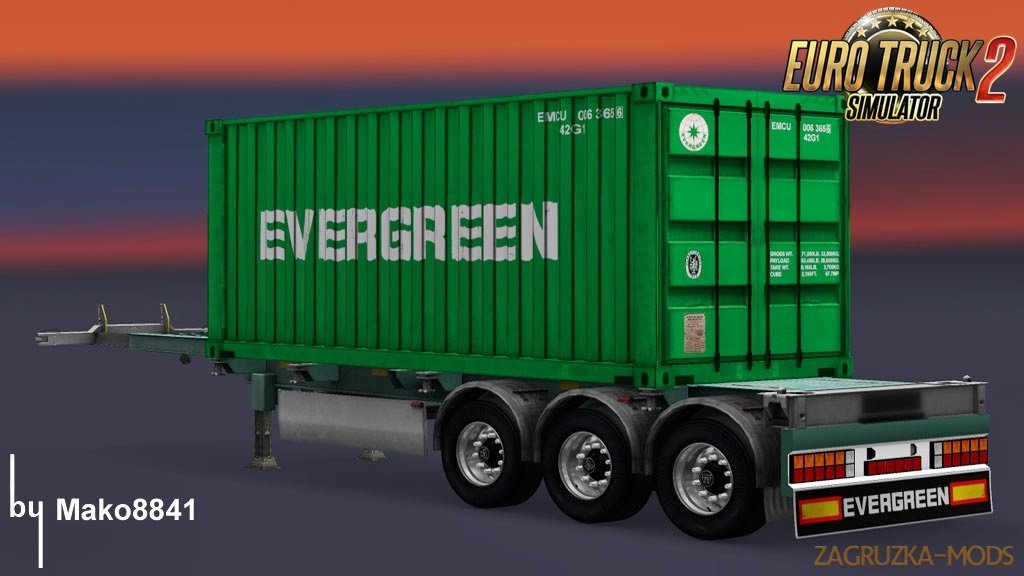 Trailer Container Evergreen by mako8841