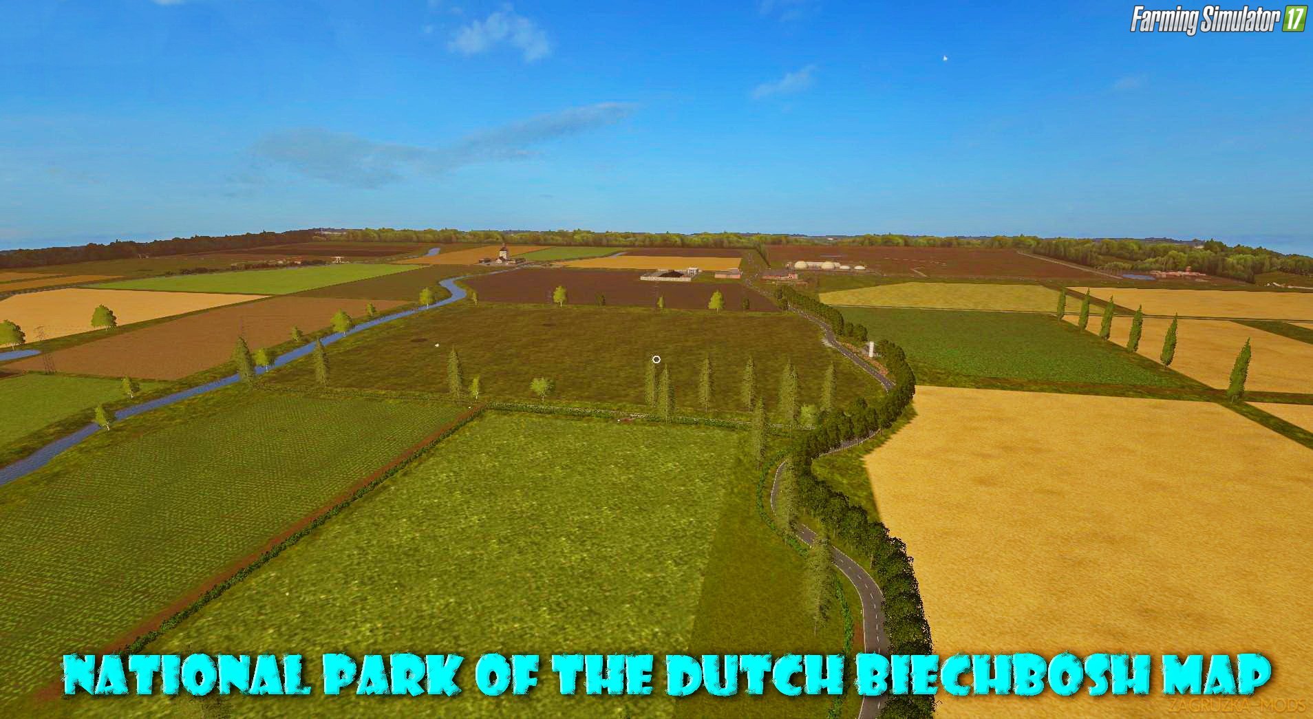 National park of the dutch Biechbosh Map v1.0 for FS 17