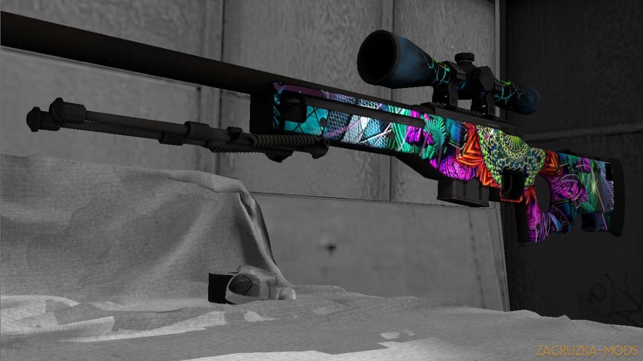 AWP Trance Skin v1.0 for CS:GO