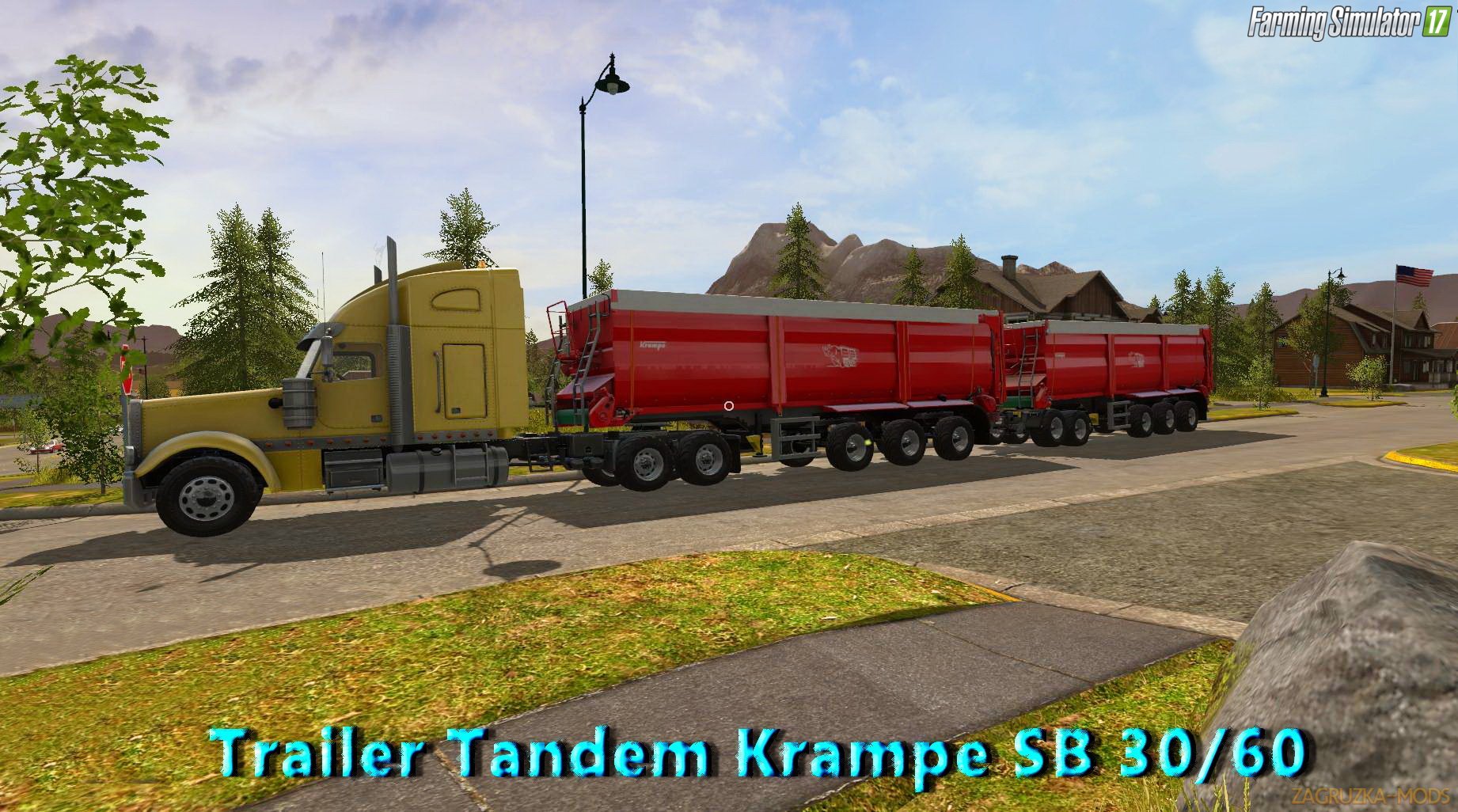 Trailer Tandem Krampe SB 30/60 v1.0 for FS 17
