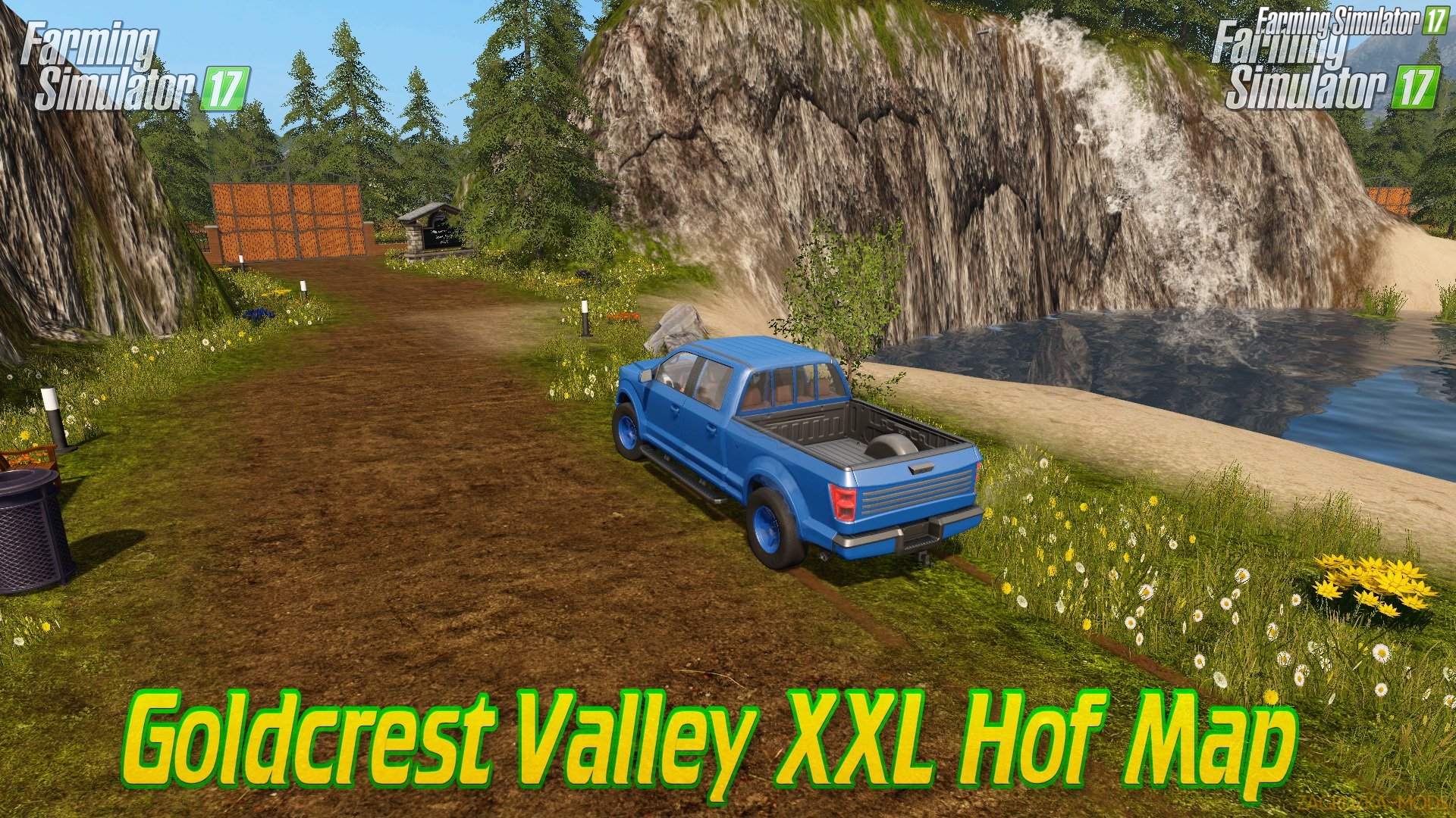 Goldcrest Valley XXL Hof Map v2.3 for FS 17