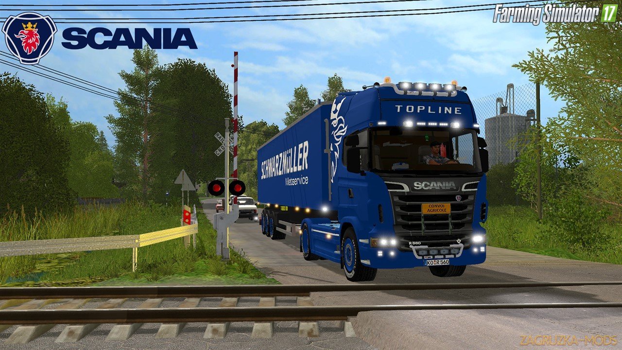 Scania R560 Schwarzmuller Pack v1.0 for Fs17