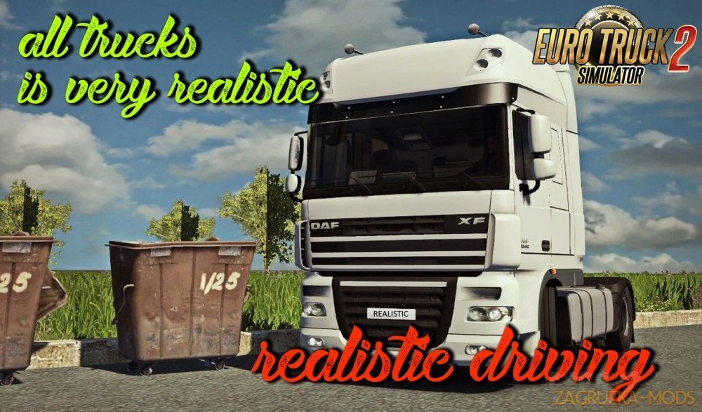 Realistic driving and physics for all trucks in Ets2
