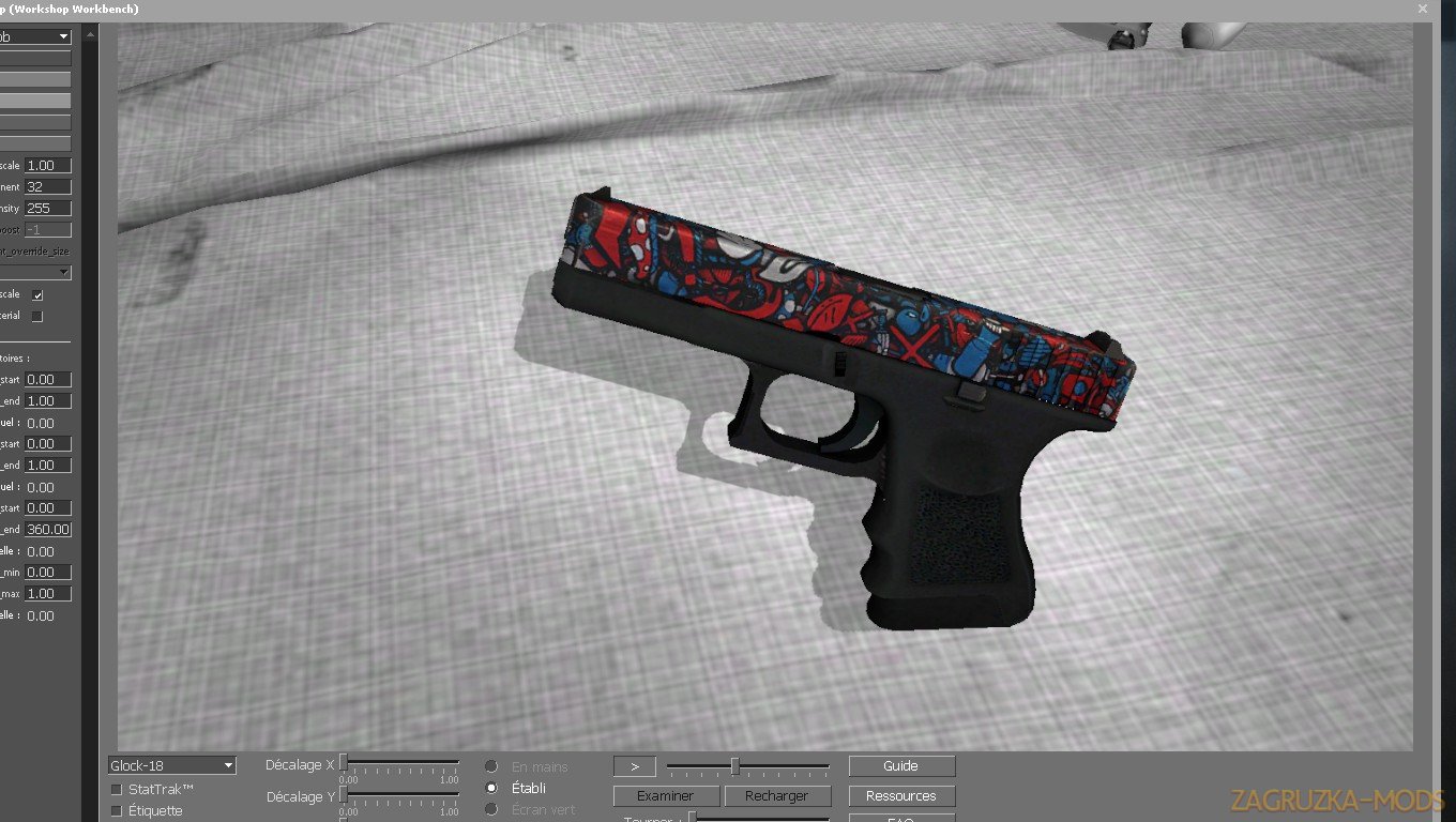 Glock18 Graffiti Skin v1.0 for CS:GO