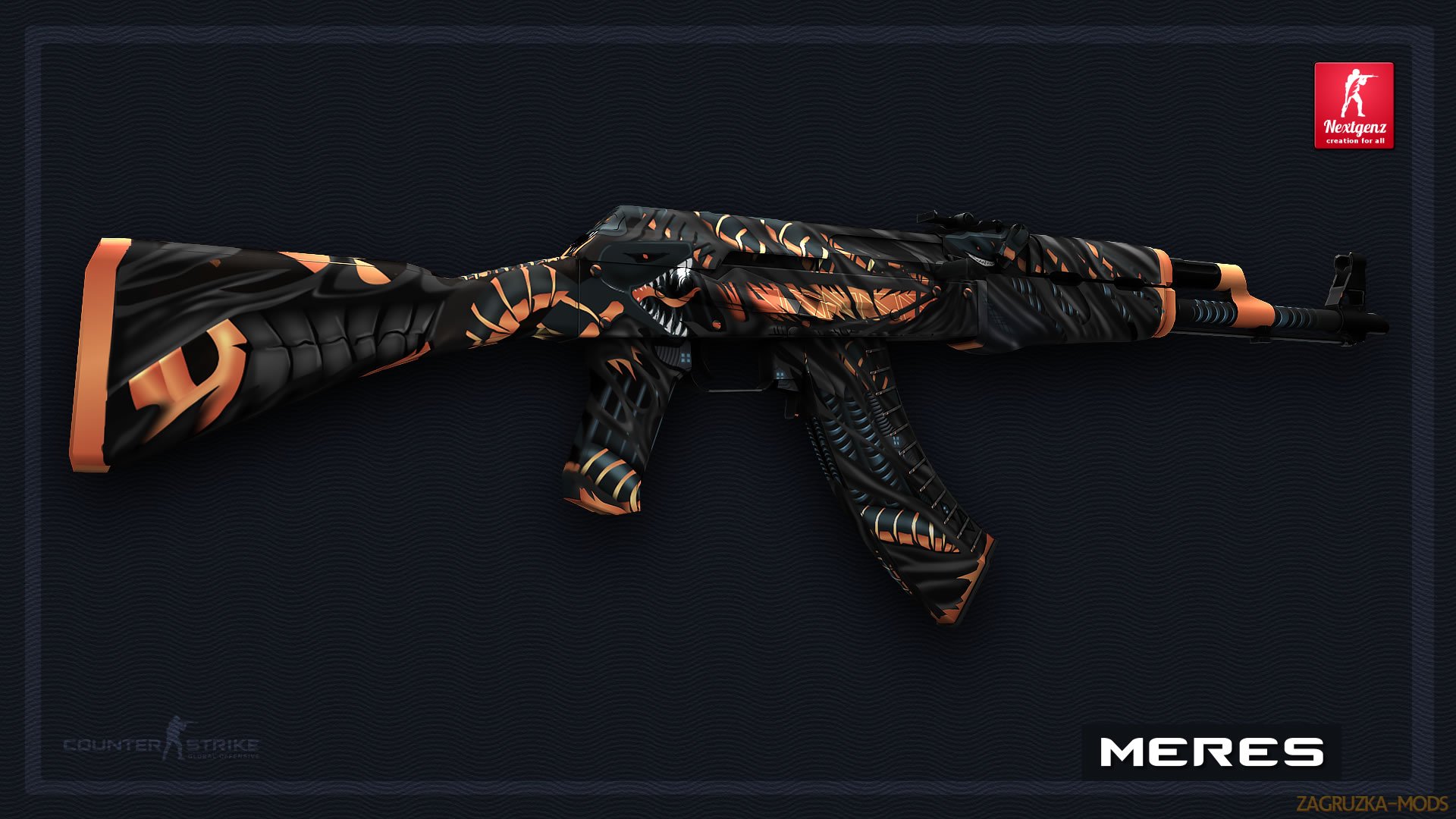 AK47 Meres Skin v1.0 for CS:GO