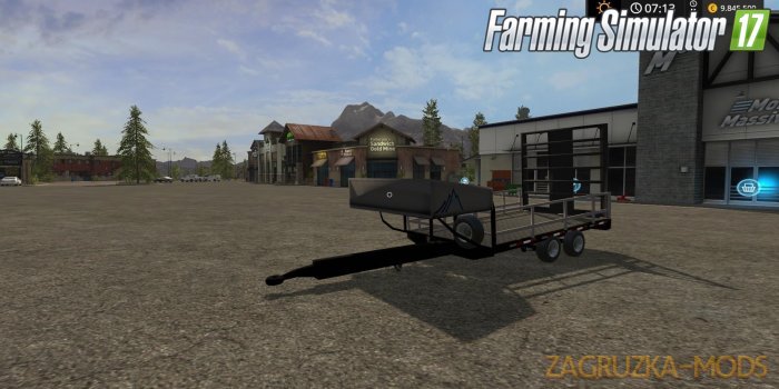 Small Utility Trailer v1.0 for Fs17