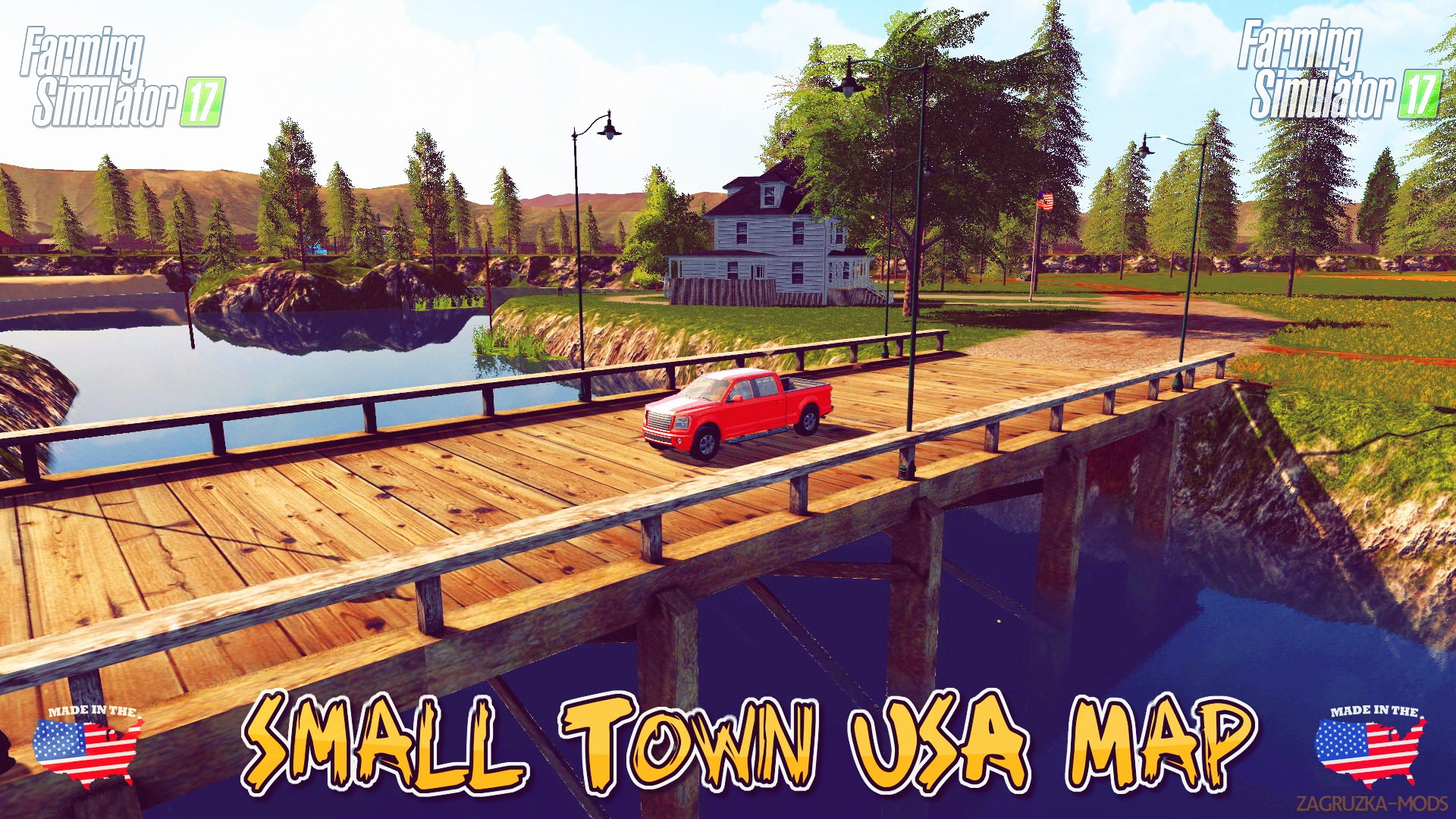 Small Town USA Map v3.0 for FS 17