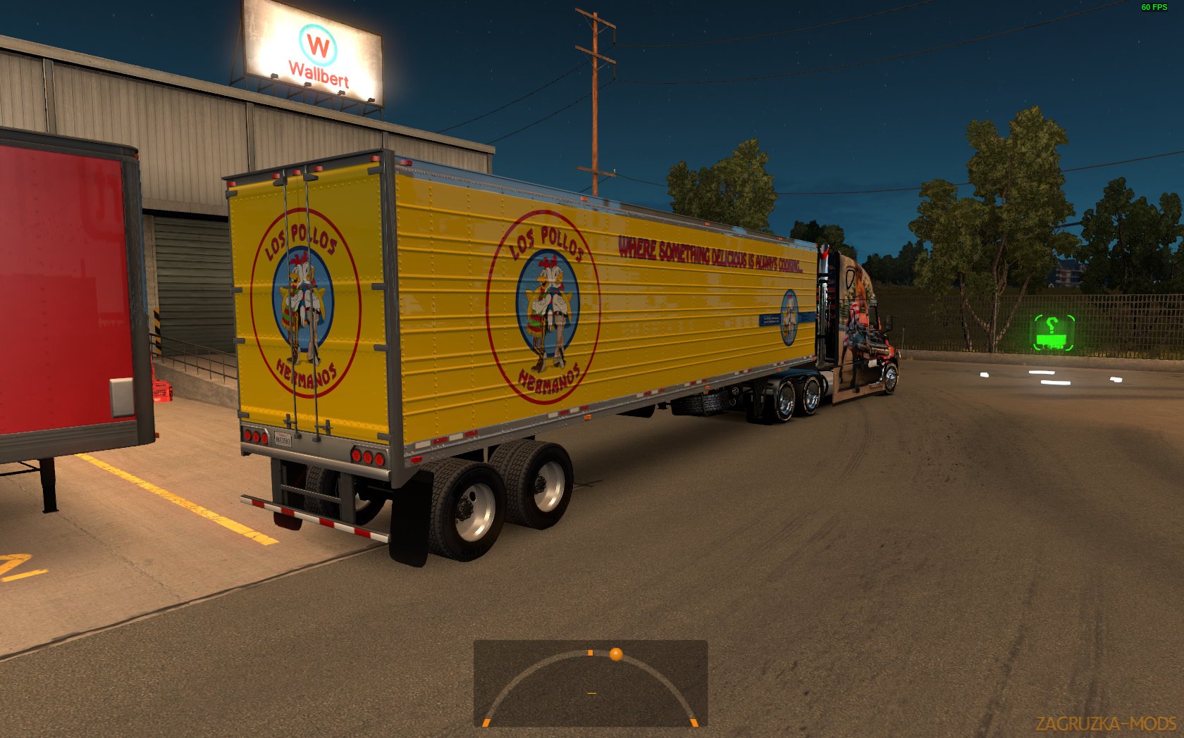 Los Pollos Hermanos 579 Skin and Standalone Trailer for Ats