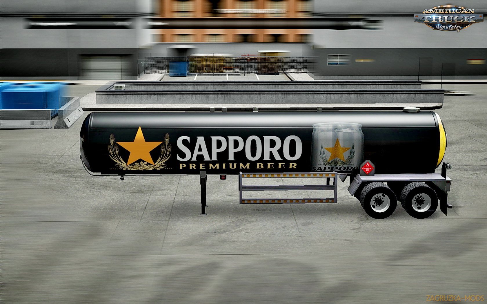 Sapporo Beer Trailer Skin v1.0 (v1.6.x) for ATS