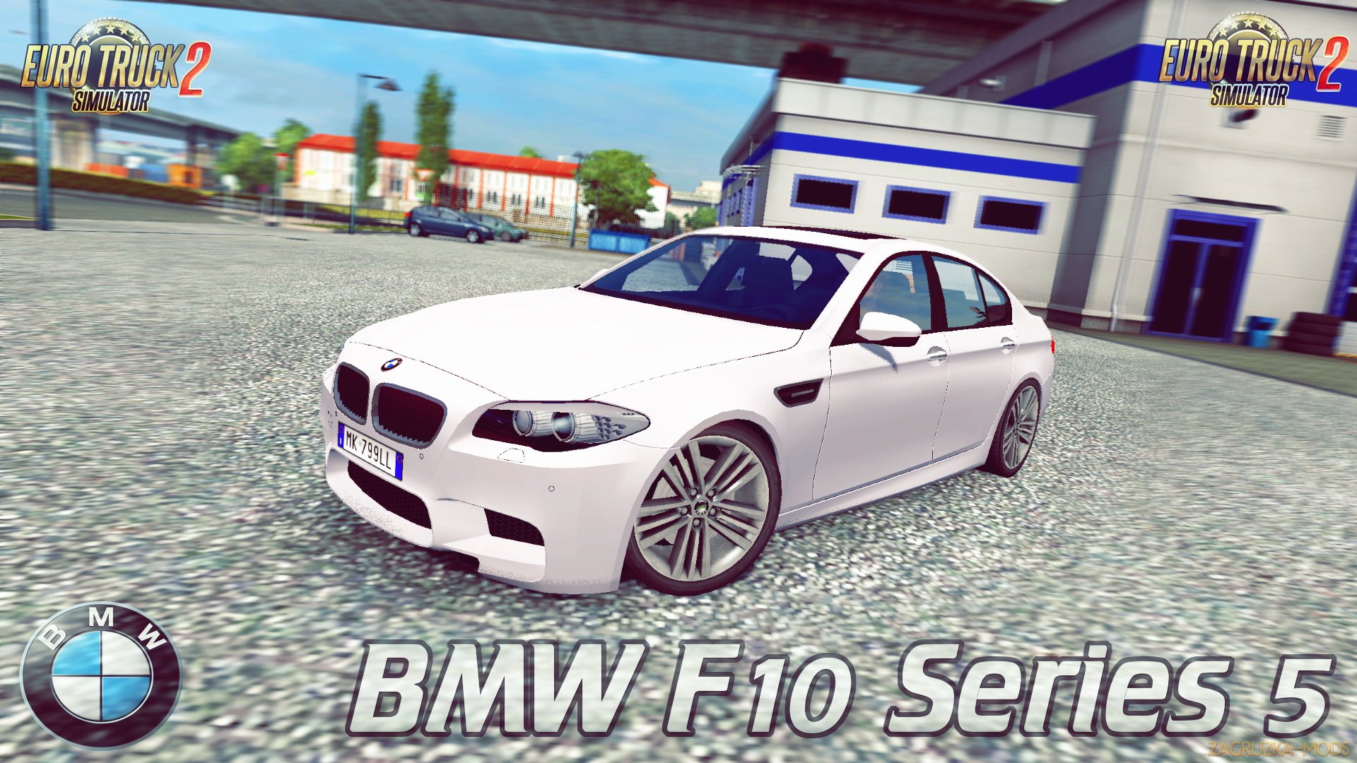 Симулятор бмв. Мод BMW 5 Series f10 m в етс 2. Beacon Pack by cobrablue6 картинки.