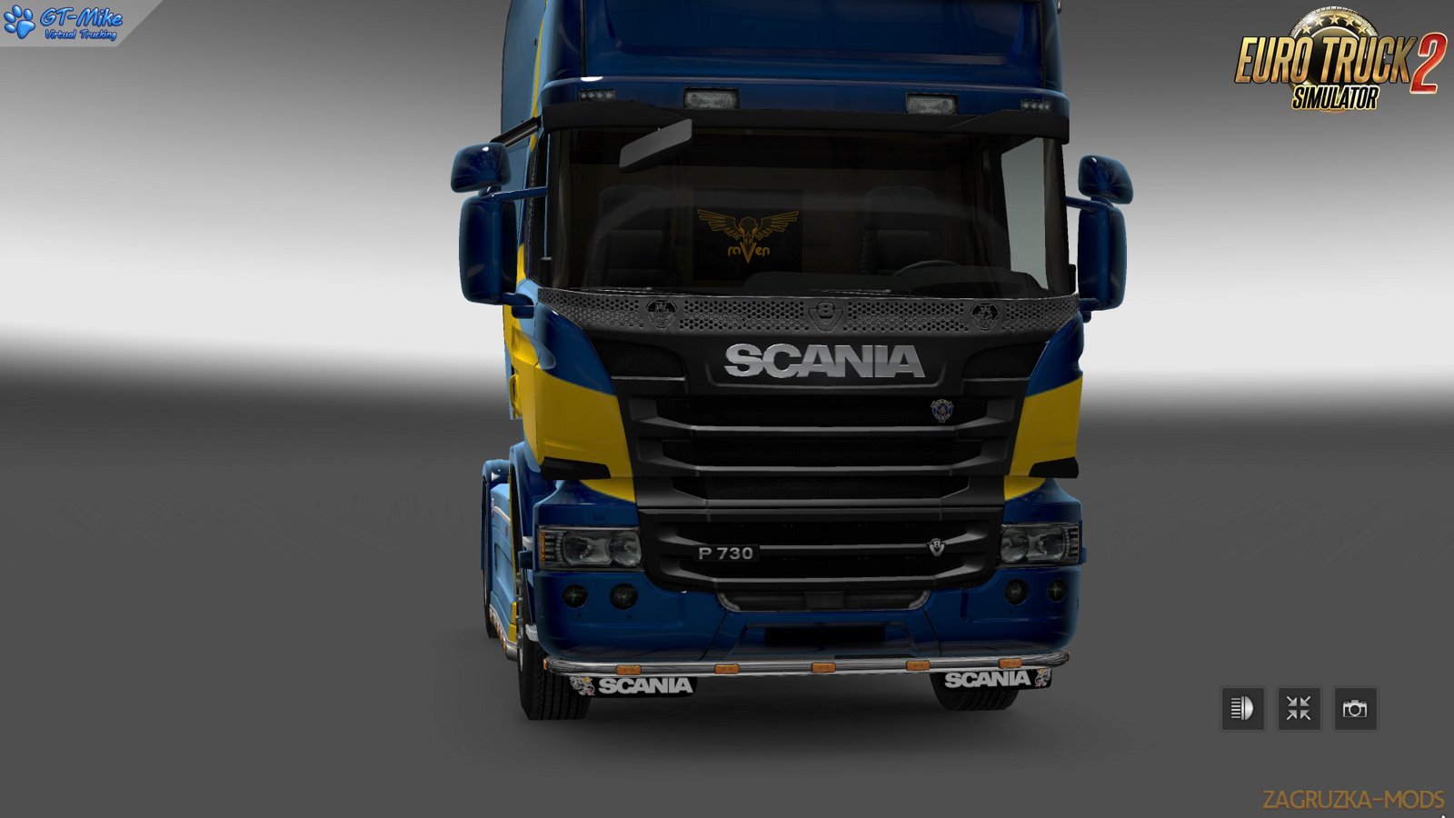 GT-Mods SCS Scania R-&gt;P replacer mod v1.0