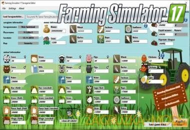 SaveGame Editor v2.0.0 for Fs17