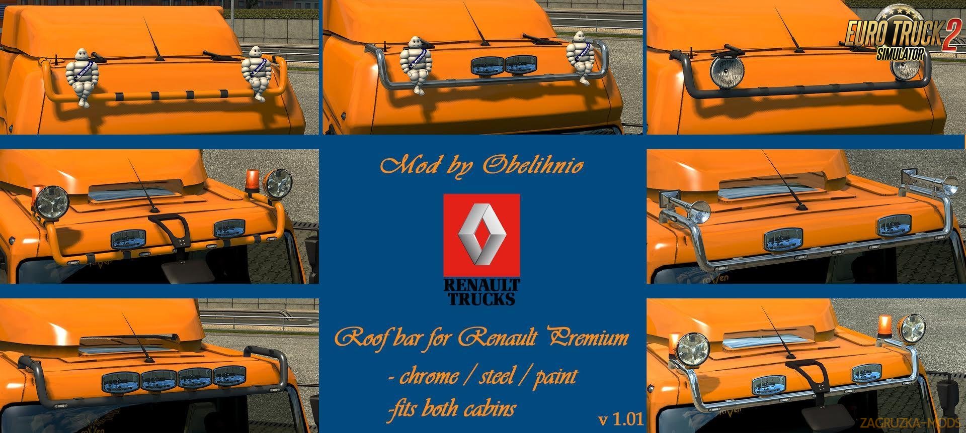 Roofbar for Renault Premium v1.01 by obelihnio [1.27.x]